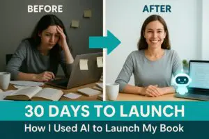 How I Launched My Book in 30 Days Using AI (A Step-by-Step Guide for Authors)